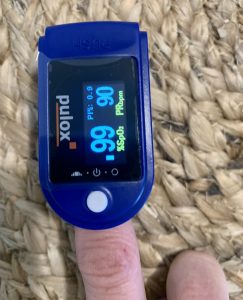 PULOX PO-200 Pulsoximeter Displayrichtung 3