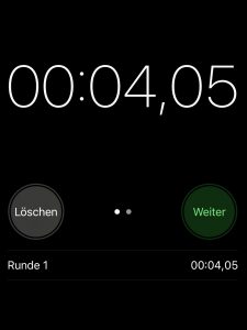 PULOX PO-200 Pulsoximeter gemessene Zeit bis zur Anzeige der Messwerte