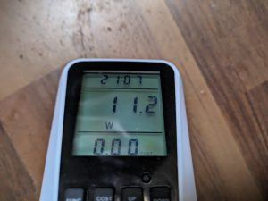 Stromverbauch des RLK8-800B4 Reolink Überwachungskamera-Sets mit einer Kamera