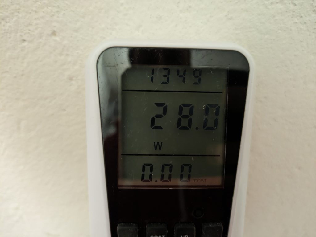 Stromverbrauch des TROTEC PSCS 11-12V Akkuschraubers beim Laden
