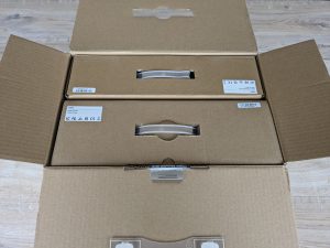 Verpackung des RLK8-800B4 Reolink Überwachungskamera-Sets geöffnet