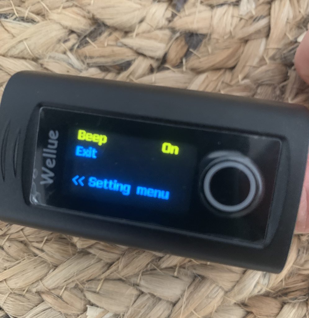 ViATOM OXYSMART PC 60 FW Pulsoximeter Menü 2