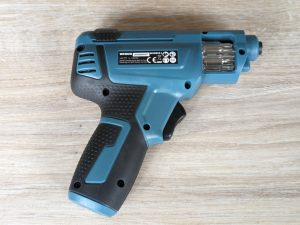 WESCO WS2013 WS2103.1 CSD40Q Akkuschrauber von vorne, nach rechts ausgerichtet
