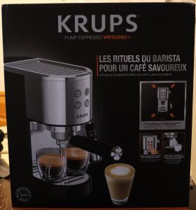 Krups Virtuoso Espresso Siebträgermaschine Karton
