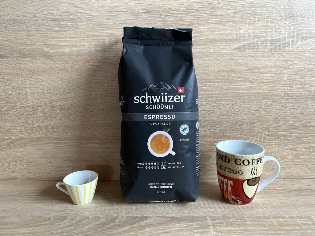 Schwiizer Schüümli Espressobohnen Verpackung