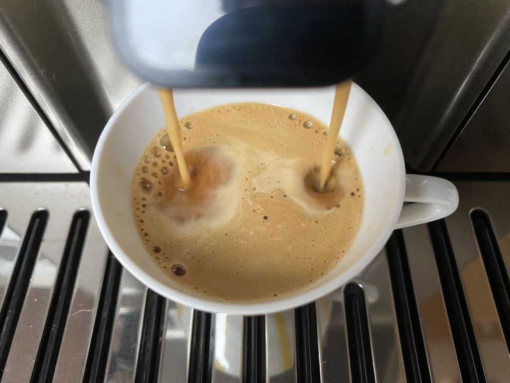 Delica Schümli Crema Kaffeebohnen Zubereitung Espresso