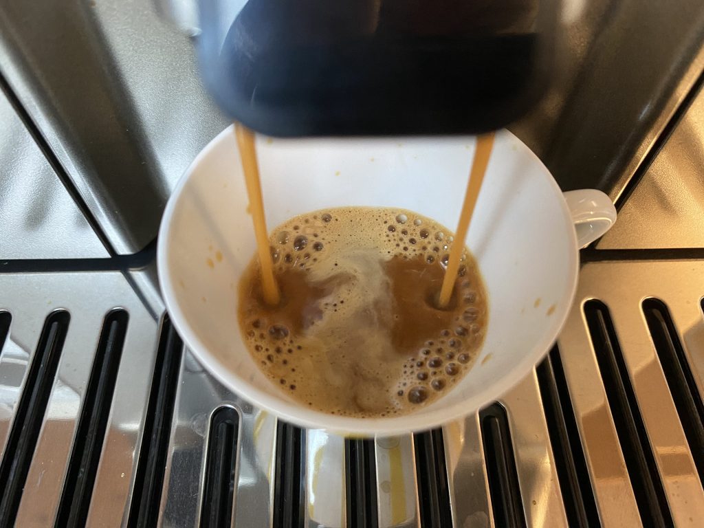 Mövenpick Caffè Crema Kaffeebohnen Zubereitung Espresso