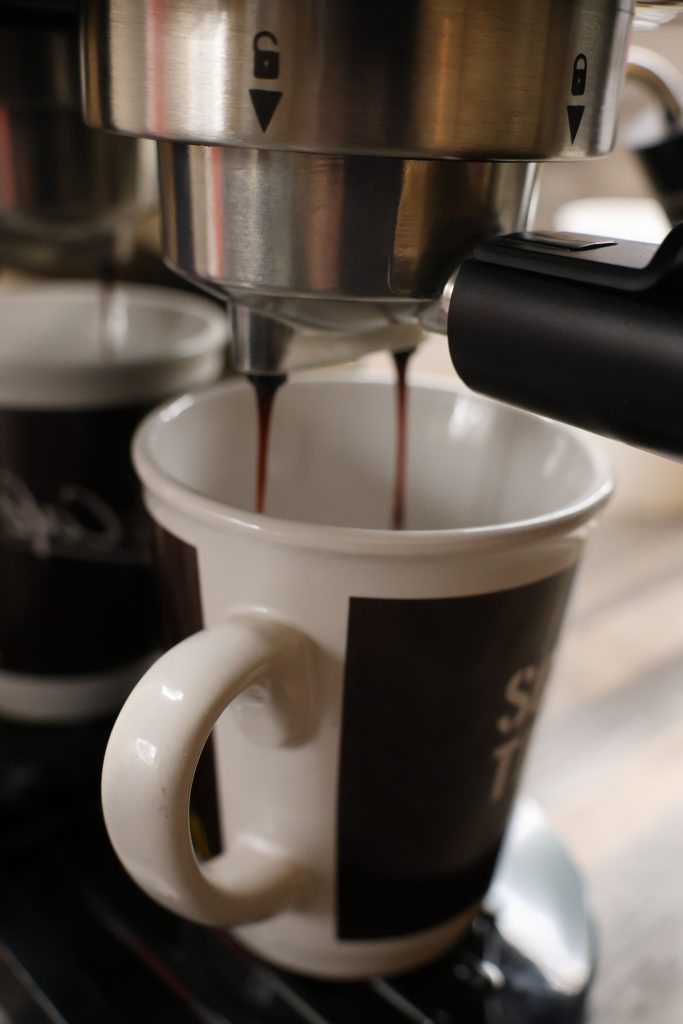Krups Virtuoso Espresso Siebträgermaschine Kaffee Extraktion