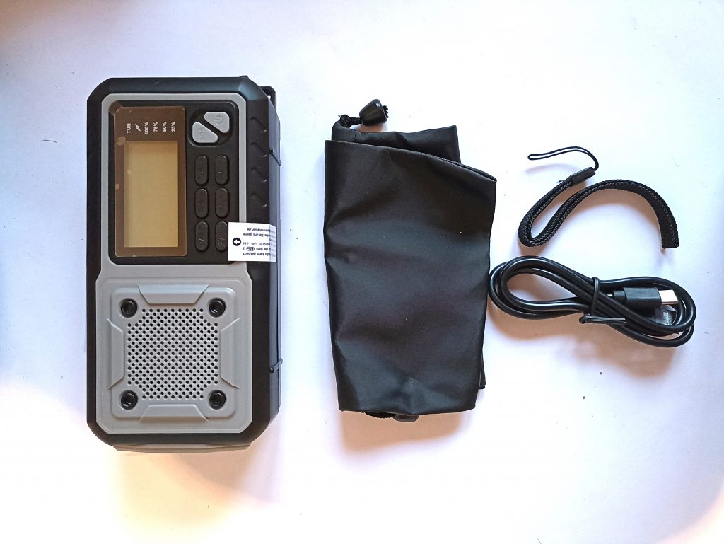 Acta Berg 0001-GR Kurbelradio, Lieferumfang ohne Papiere
