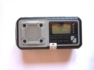 Acta Berg 0001-GR Kurbelradio, Vorderansicht