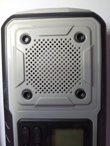 Acta Berg 0001-GR Kurbelradio, Vorderansicht Box
