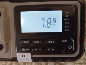 Acta Berg 0001-GR Kurbelradio, beleuchtetes Display mit Frequenzanzeige