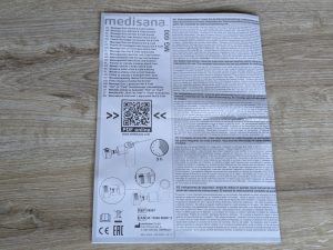 Anleitung der Medisana MG600 Massagepistole