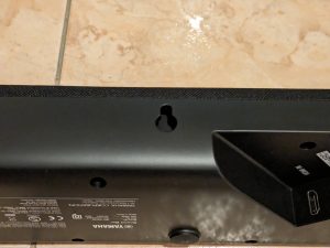 Aufhängung der Yamaha True X Bar 50A Soundbar