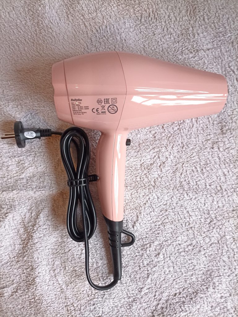 BaByliss 5337PRE Haartrockner, Seitenansicht 1