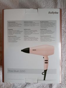 BaByliss 5337PRE Haartrockner, Verpackung Rückseite