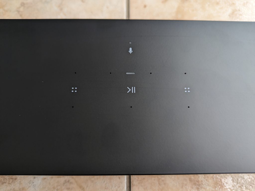 Bedienelement der Sonos Beam (Gen 2) Soundbar