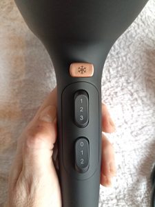 Beurer HC 50 Haartrockner, Bedienschalter vorne