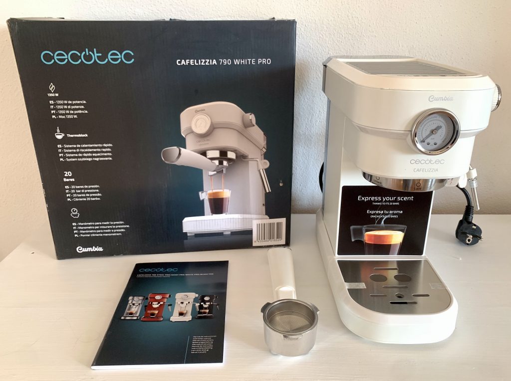 Cecotec Cafelizzia 790 White Siebträgermaschine ausgepackt