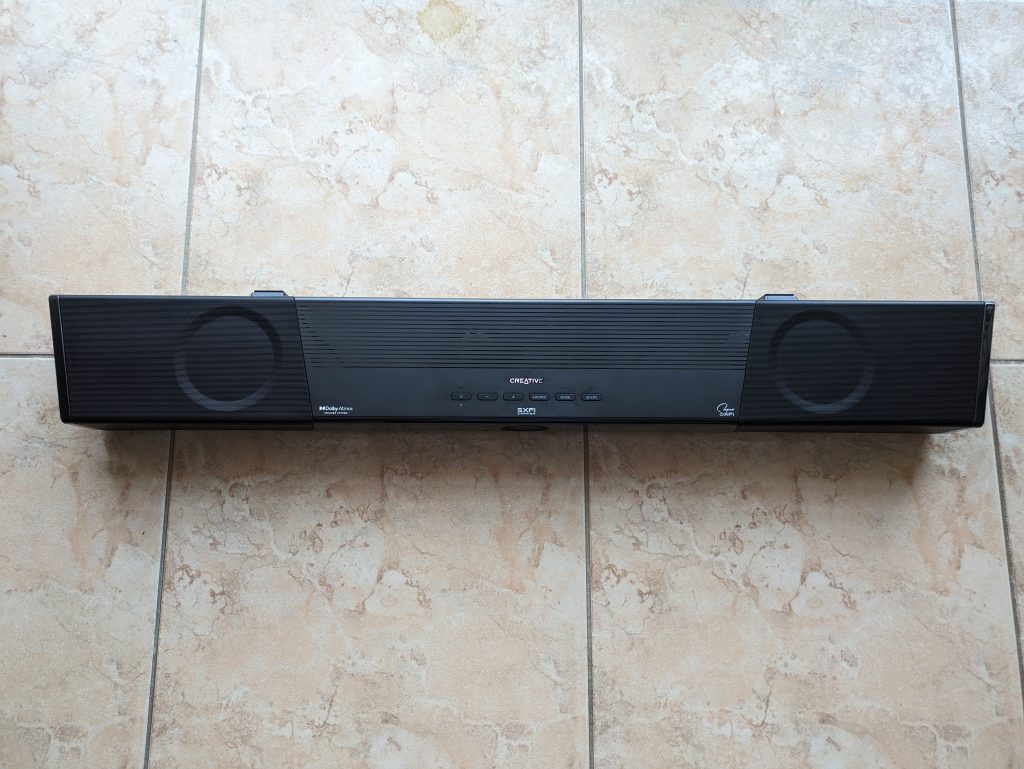 Creative SXFI CARRIER Soundbar von oben