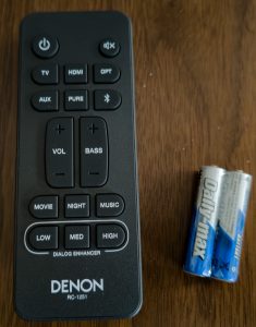 Denon DHT-S 217 Soundbar Fernbedienung mit Batterien