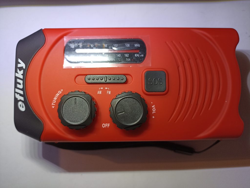 Efluky MD088PLUS Kurbelradio, Vordersansicht groß
