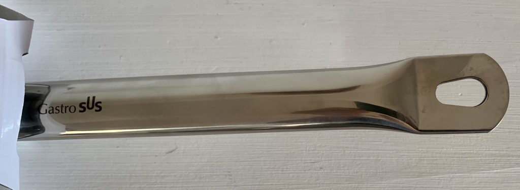 GastroSUS Industar Diamas Pro Pfanne Nahaufnahme Griff mit Aufhängöse