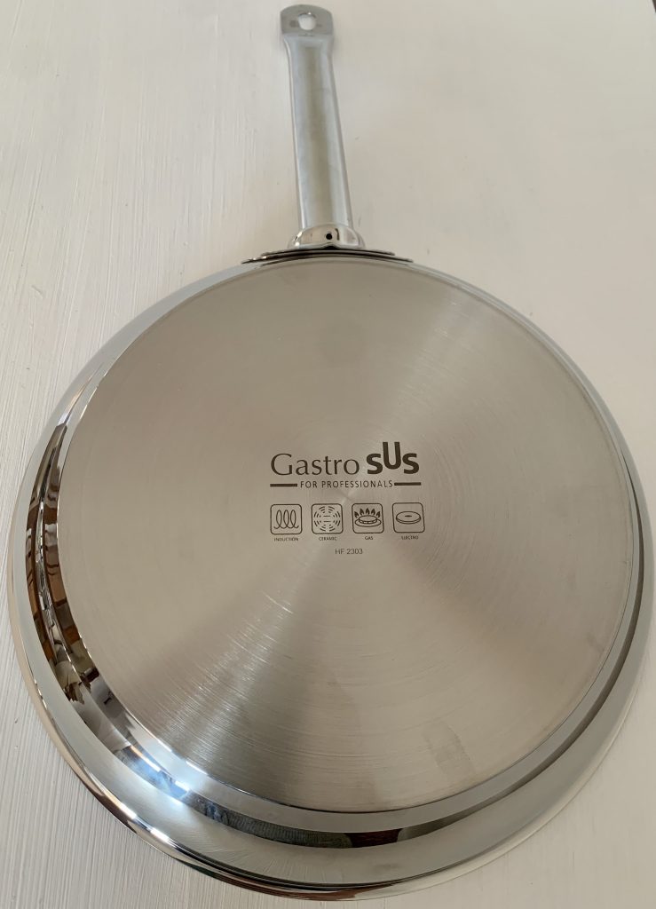 GastroSUS Industar Diamas Pro Pfanne von unten