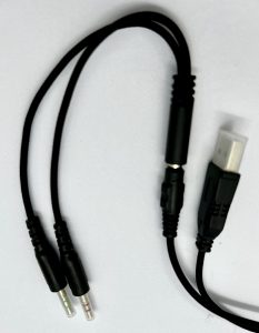DIZA100 K10 Gaming-Headset Kabel