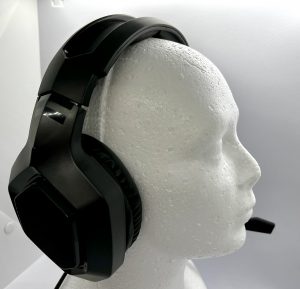 DIZA100 K10 Gaming-Headset von der Seite