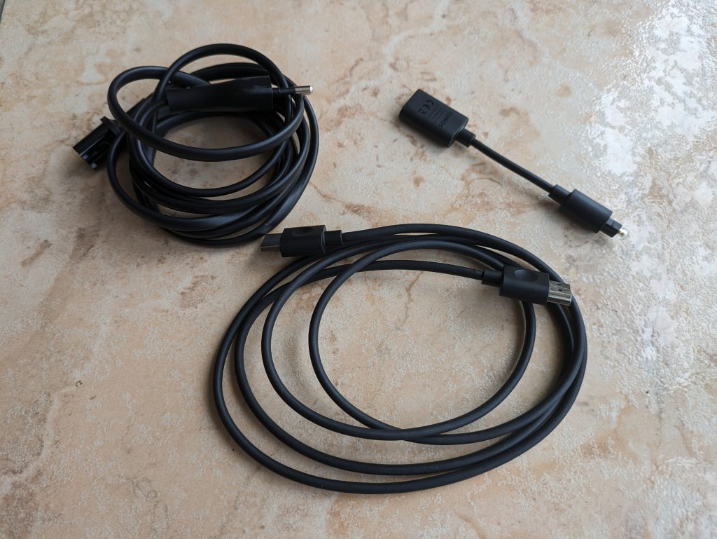 Kabel im Lieferumfang der Sonos Beam (Gen 2) Soundbar