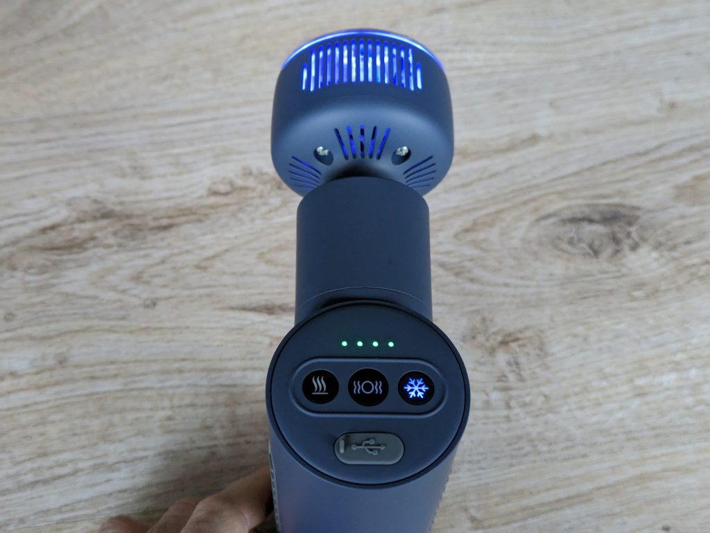 Kältefunktion der Medisana MG600 Massagepistole