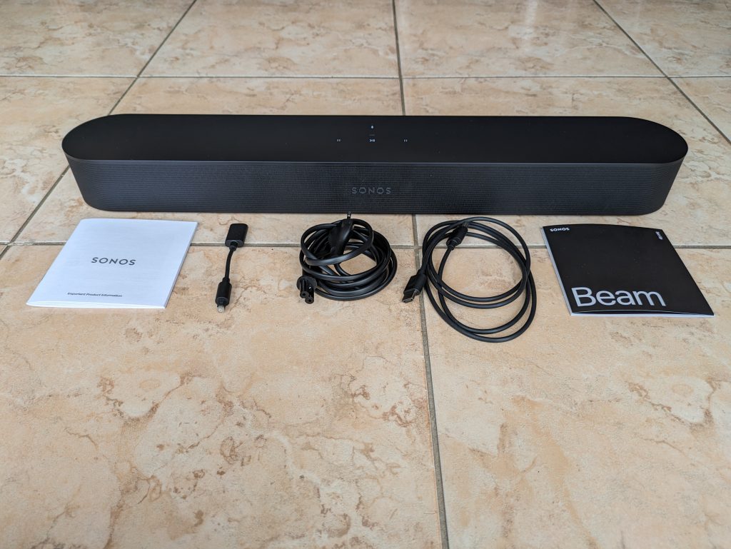 Lieferumfang der Sonos Beam (Gen 2) Soundbar
