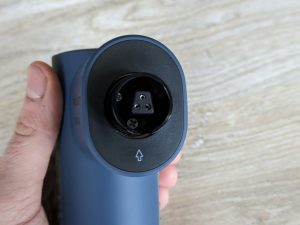 Medisana MG600 Massagepistole von vorne in der Nahansicht