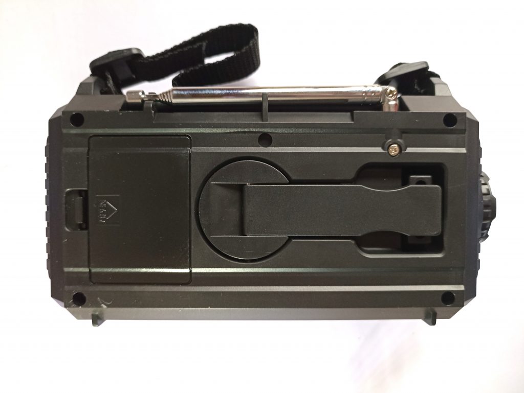 Mesquool CR 1009 Pro Kurbelradio, Rückansicht