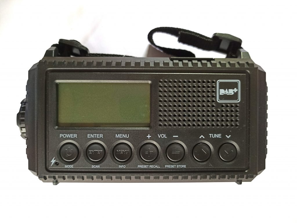 Mesquool CR 1009 Pro Kurbelradio, Vorderansicht