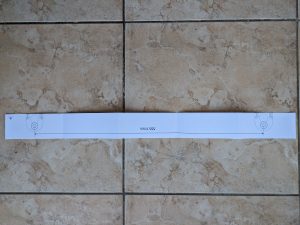 Montageschablone der JBL Bar 800 Soundbar