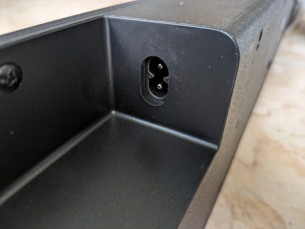 Netzanschluss der Sony HT A5000 Soundbar