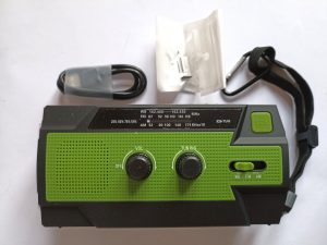 Nigecue Radio01-d Kurbelradio, Lieferumfang