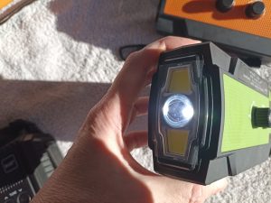Nigecue Radio01-d Kurbelradio, Taschenlampe mit Abblendlicht