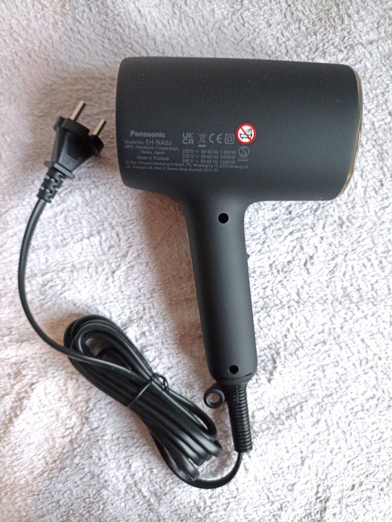 Panasonic EH-NA0J Haartrockner, Seitenansicht 2