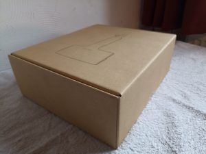 Panasonic EH:NA0J Haartrockner, Verpackung Schrägansicht ohne Umverpackung