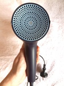 Philips BHD510 00 Haartrockner, Rückansicht mit Luftfilter