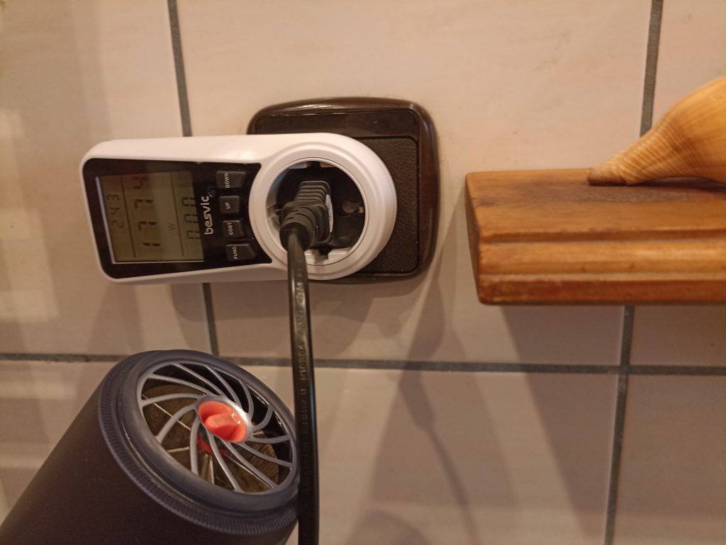 Philips BHD51000 Haartrockner, Messen der Leistung in Watt