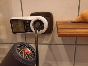 Philips BHD51000 Haartrockner, Messen der Leistung in Watt