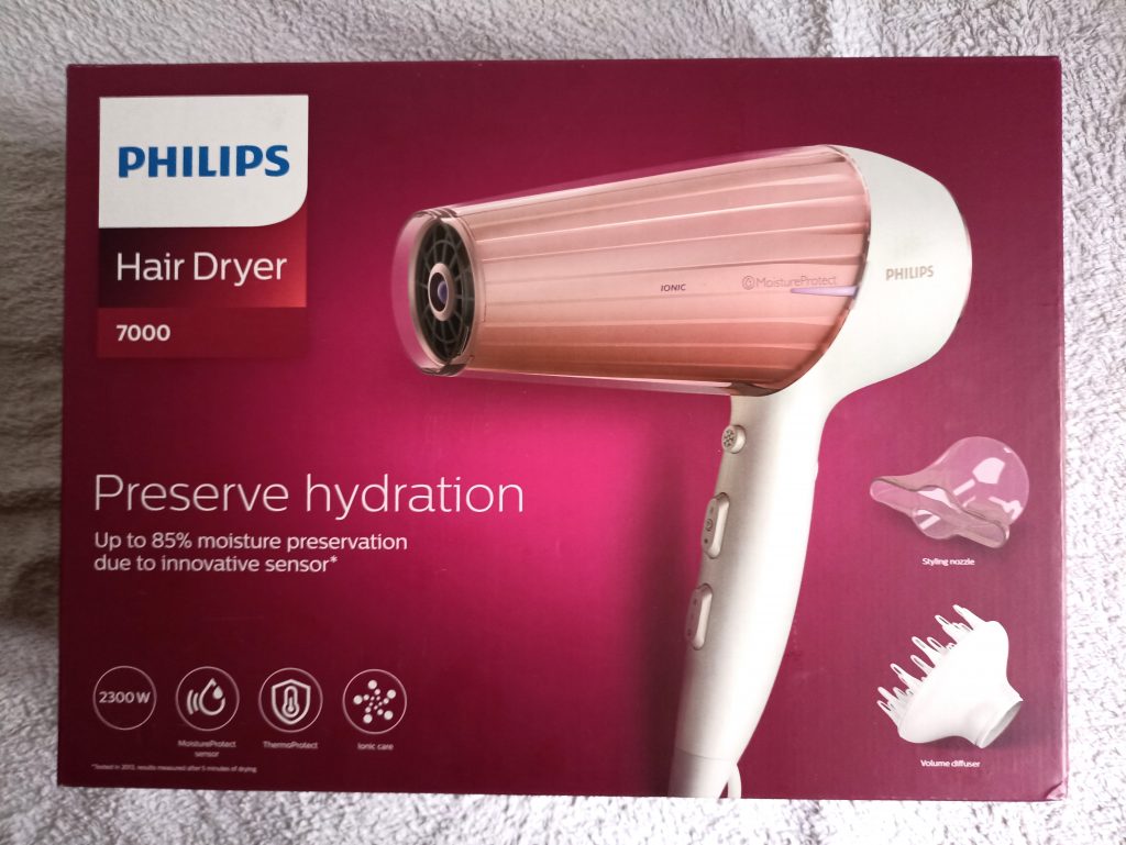 Philips DryCare Prestige HP8280 00 Haartrockner, Verpackung Vorderseite