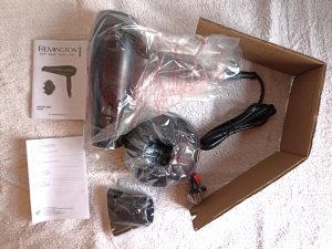 Remington D3198 Haartrockner, Lieferumfang mit Innenverpackung