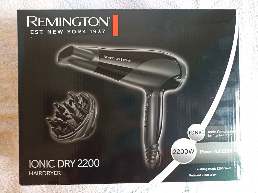 Remington D3198 Haartrockner, Verpackung Rückseite