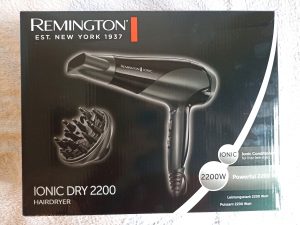 Remington D3198 Haartrockner, Verpackung Rückseite