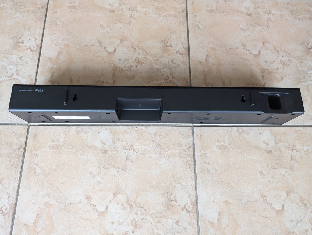 Samsung HW T400 Soundbar von hinten